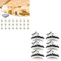 VOLISUN 24 Pack 6 inch 5CCT Ultra-Thin LED Recessed Light with Junction Box and 6 Pack LED High Bay Light 150W 22,500lm 5000K UFO LED High Bay Shop Light with ETL Listed