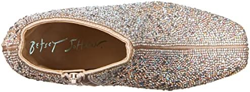 Betsey Johnson Girls Sb-Cady Ankle Boot, Silver, 4 Big Kid | Image 4