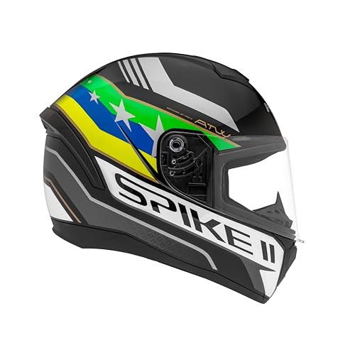 Peels Capacete Moto Fechado Spike II ATW Preto/BRA 56