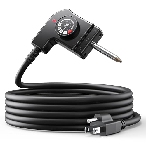 SAYSOLAK Electric Skillet Cord Replacement for Hamilton Beach, Chefman, Crux, Presto, Bella, Cuisinart Fondue Pot, George Foreman, Masterbuilt, Thermostat Control Power Cable for Grill/Griddle/Smoker