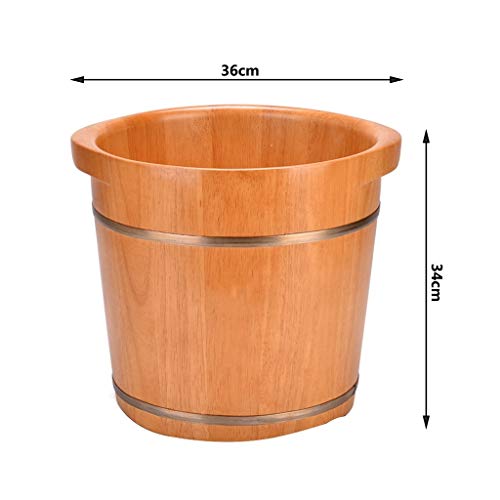 Spa de pies de madera natural 36 x 34 cm miniatura 5