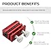 NYTKL Cable Lubricator, Aluminum Portable Wire Lubricant Tool Brake Cable Luber, Dual Throttle Clutch Line Oiler for Bike Scooter Motorcycle ATV Dirt-Bike, Car Accessories (Red)