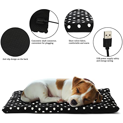 Alfombrilla térmica para mascotas ajustable DULRLLY miniatura 3