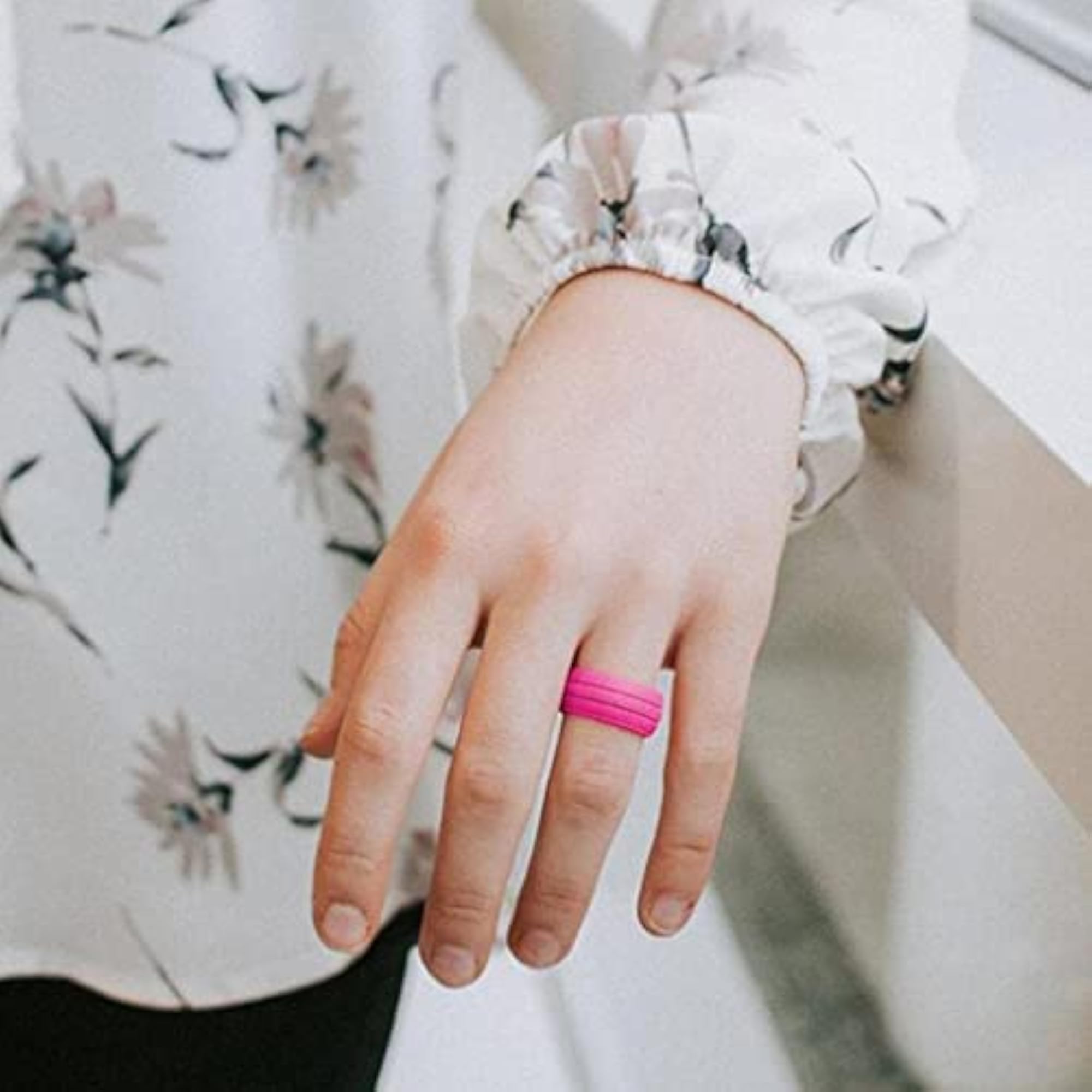 Men's Rubber Silicone Wedding Band Ring, Size 12