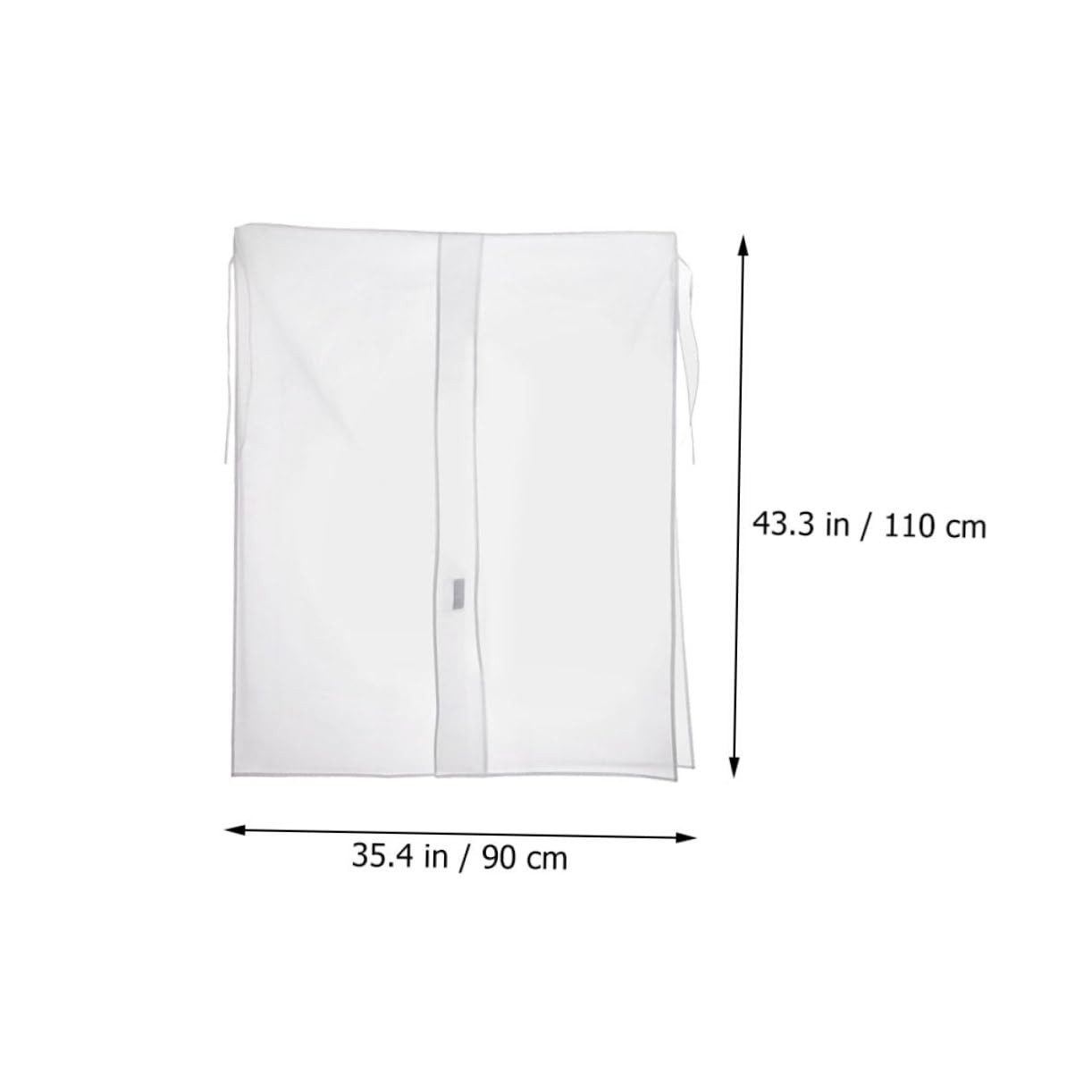 2piezas Funda De Abrigo Prueba De Polvo Fundas Protectoras Para Ropa Impermeables Bolsa De Almacenamiento Para Armario Protector Para Perchero Para Colgar Ropa El Armario