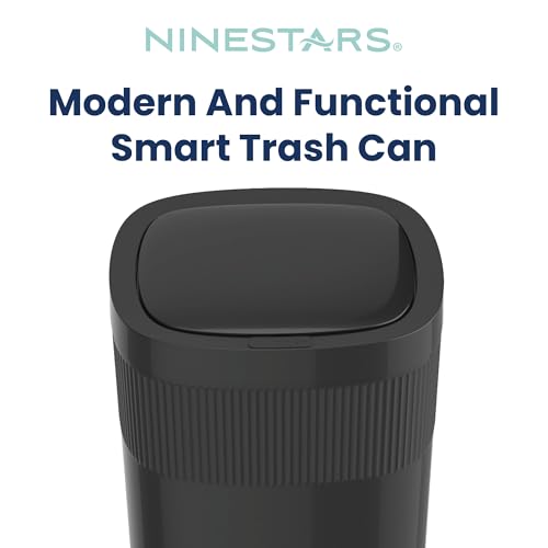 Caneca de basura rectangular con sensor táctil 13 gal miniatura 5