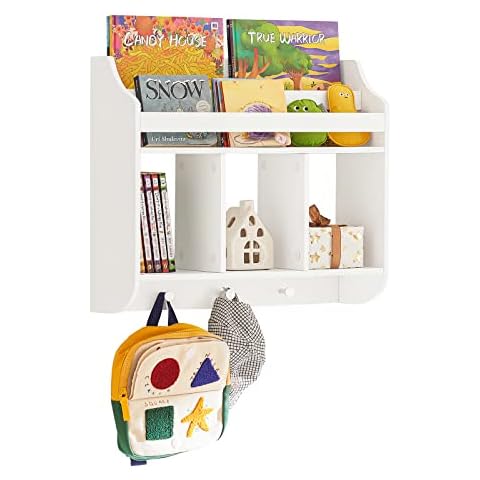 SoBuy KMB46-W Wall Mounted Kids Shelf Cover