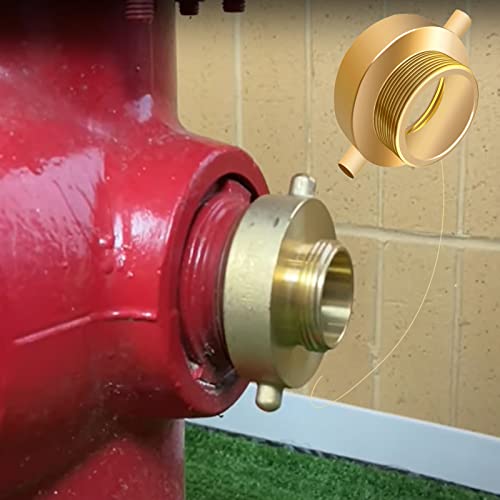 Fire Hydrant Adapter with Pin Lug 21/2" NST (NH) Female x 2" NPT Male