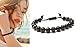 Shungite Bracelet Shungite Stones Shungite Round Beads Handmade Stretch Healing Crystal Protection Jewelry for Men Women (Braided Bracelet 8mm)