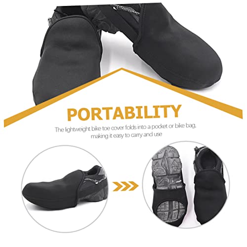 Cubrebotas de Ciclismo Toyvian Invierno Negro miniatura 6