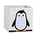 Produktbild Vmotor faltbare Tier-Aufbewahrungsbox aus Segeltuch für Spielzeug/Würfel/Truhe/Korb/Organizer für Kinder, 33 cm pinguin
