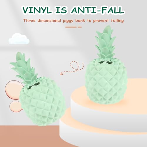 Tirelire ananas objet décoratif de table en résine de qualité - 5