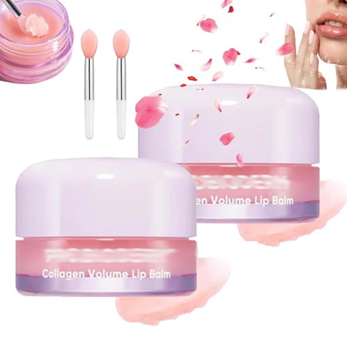 Bálsamo labial probiodermo, Bálsamo labial de colágeno probiodermo, Bálsamo labial de volumen de colágeno probiodermo, Mascarilla labial probiodermo, hidrata y nutre (2 piezas)