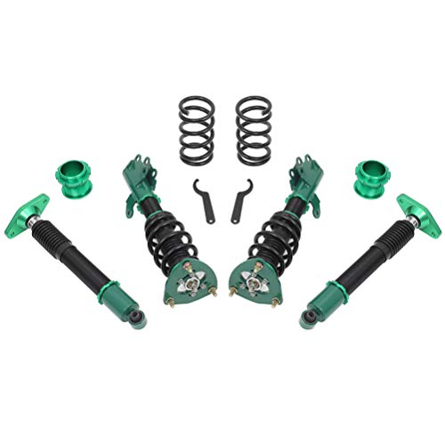 STRUTSTORE Coilovers Suspension Kit Fit for Hyundai for Genesis Coupe 2011-2015 Coilovers Struts, Height Adjustable Lowering Kit, Green