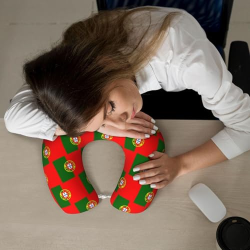 Almohada de viaje de espuma viscoelástica tamaño U miniatura 6