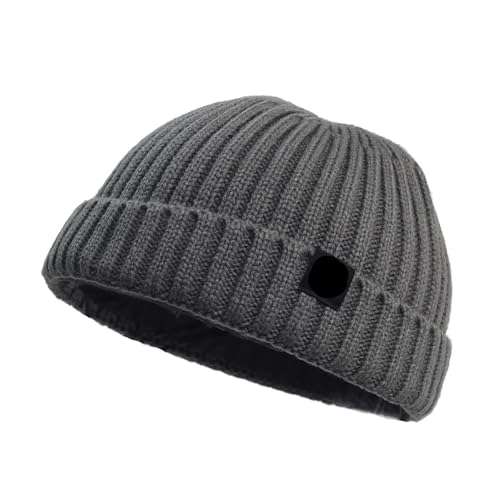 Bonnet sans bord ample pour homme et femme ajustable à revers qui ne glisse pas
