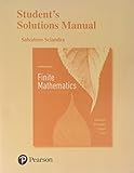 Student's Solutions Manual for Finite Mathematics & Its Applications