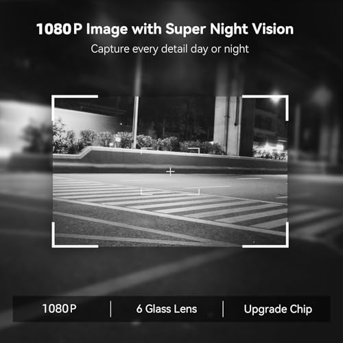 image for eRapta Backup Camera 1080P Night Vision, 360° Rotatable Reverse Backu
