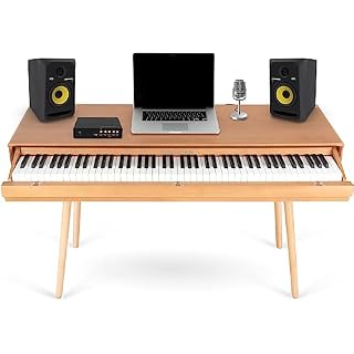 Classic Cantabile DP-730 OK Piano chêne set – numérique 88 touches clavier pondérée action de marteau – Table avec piano électrique intégré – Casque et pédalier inclus – USB MIDI et prise casque - Les Beatles, Paul McCartney, John Lennon, RIngo Starr, George Harrison Classic Cantabile DP-730 OK Piano chêne set - numérique 88 touches clavier pondérée action de marteau - Table avec piano électrique intégré - Casque et pédalier inclus - USB MIDI et prise casque – Image 7