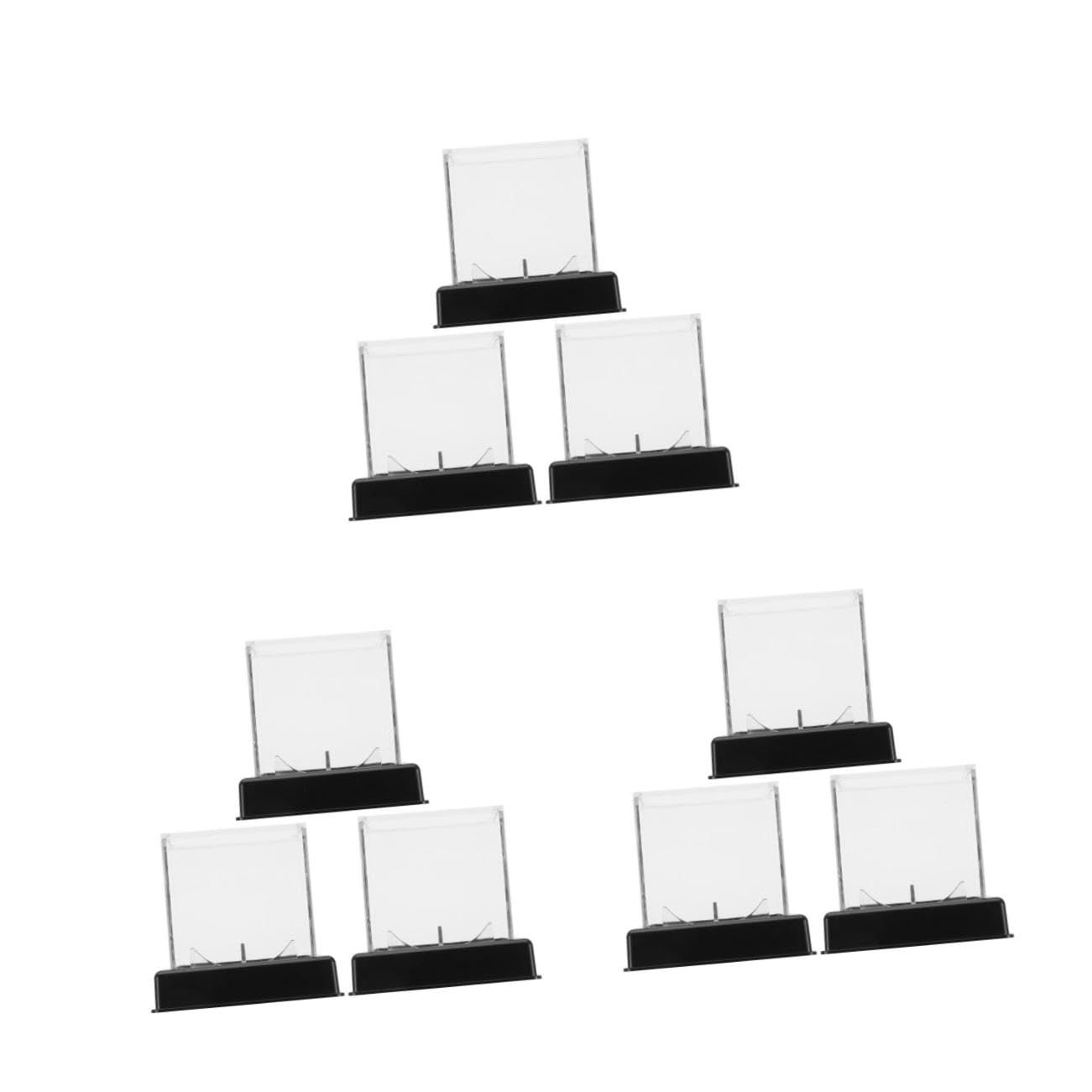 POPETPOP 3 Zestawy Przezroczyste Pudełko Do Przechowywania Tennies Display Case Baseball Uchwyt Na Wyświetlacz Przypadku Z Daszkiem Etui Na Z Daszkiem Kostki Wyświetlacz 3 sztuki*3