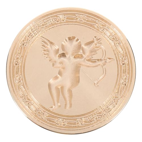 GLSTOY 天使印章头用火漆蜡封印スプヘッド ブラス製 手や に ロマンティ