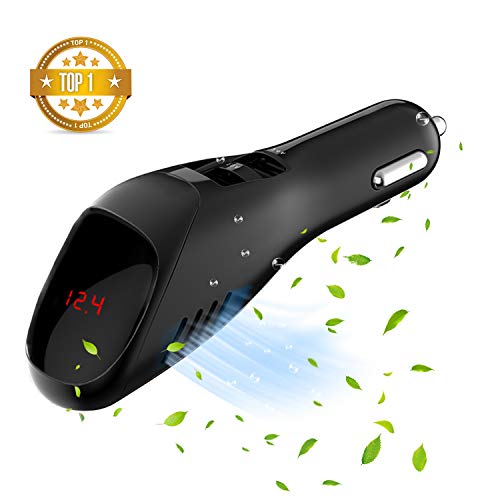 Car Charger,Small Quick Car Charger Car Air Purifier Charger 3.1 A USB Smart