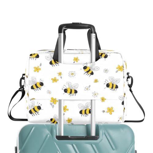 Bolso para Laptop 15.6-16 pulg. patrón abeja amarillo miniatura 7