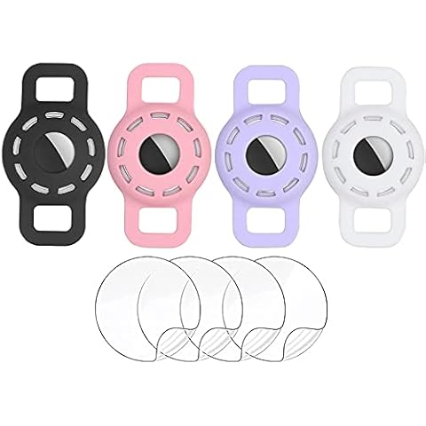 Pet Silicone Protective Case for Apple Airtag GPS Finder Dog Cat Collar Loop,GPS Pet Tag,Anti Scratch Cat Tag Holder,Air Tag Cover for Apple Labels,Cat GPS Tag Protects Device Anti-Lost Anti-Scratch Cover