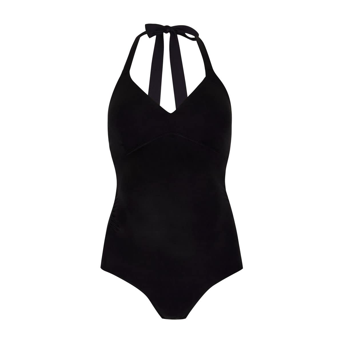 MothercareWomen's NC128 Black Halter Neck Maternity Swimsuit