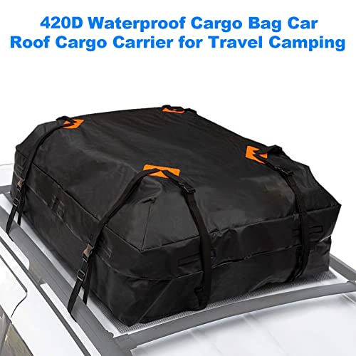 BHCASE 425L 420D Carro Saco de carga impermeável Cargo bagageiro de teto de carro Saco universal de