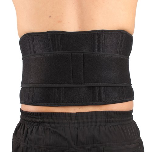 Faja lumbar respirable con soporte de silicona ajustable miniatura 2