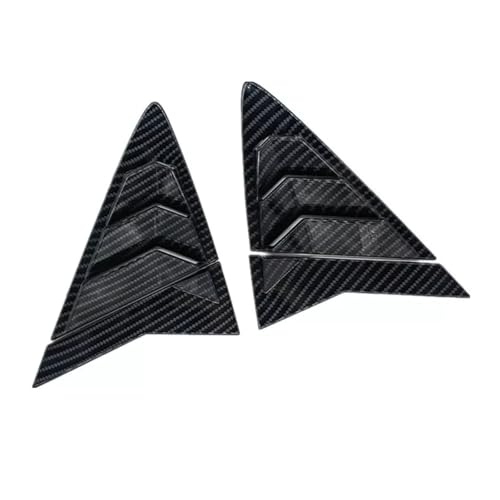 Persiennes de vitre latérale arrière pour Hyundai Verna Sedan 2010-2016 look carbone