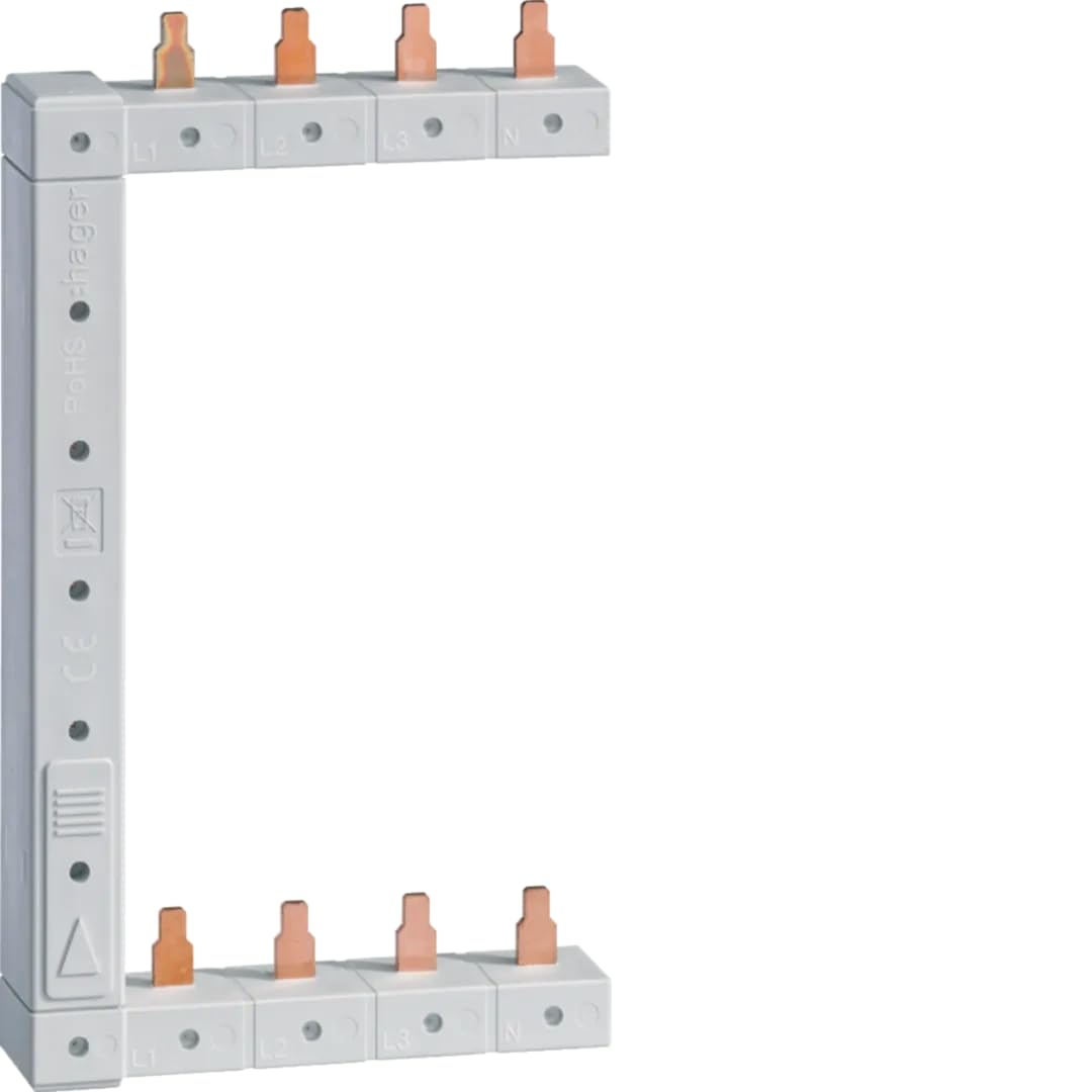 Phasenstange vertikal 63A links/rechts L1L2L3N Phasenschiene 3-p 10mm²