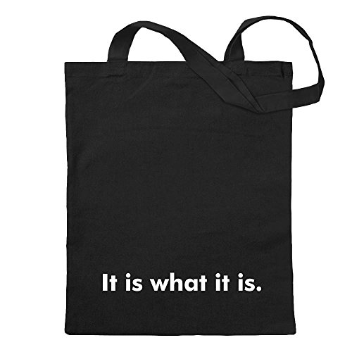 Kiwistar - Baumwolltasche - schwarz - It is What...