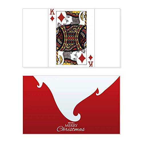 Carte de Noël vintage Diamond K pour décorer votre table de fête