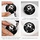 4 Stück Kugelrollen selbstklebendes Möbelrollen Möbelgleiter Für Schwere Möbel Kugelrollen Für Möbel Universal 360 Moving Wheels, Für Transport Möbeln