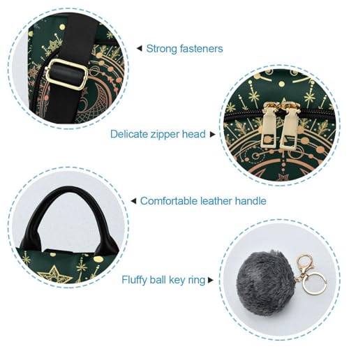 Image of ALAZA Moon & Star Alchemy Magical Backpack Purse for Women Anti Theft Fashion Back Pack Shoulder Bag