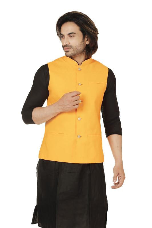Kutub Men's Exquisite Nehru Jacket: Elevate Your Style with a Touch of Tradition Fusion of Modern Fashion