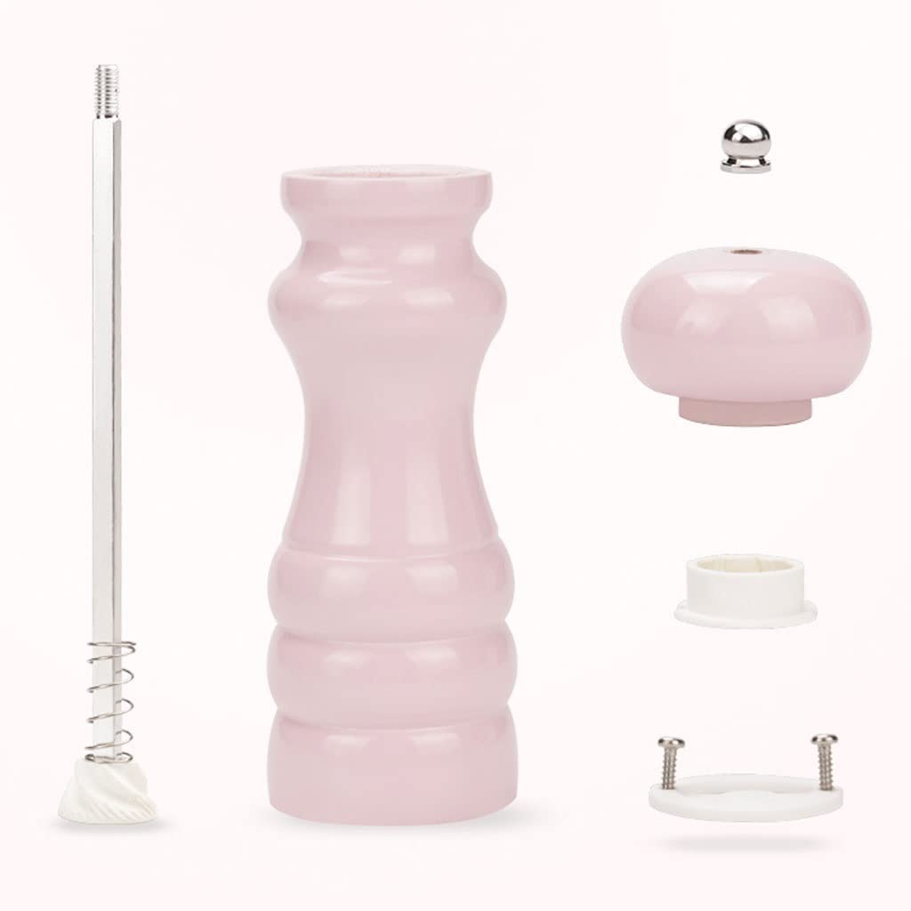NCRD Set di smerigliatrice di Sale e Pepe - smerigliatrice di Sale di Ceramica Regolabile e smerigliatrice per Pepe - Sale e Pepe agitatori - Mulino al Pepe e Sale