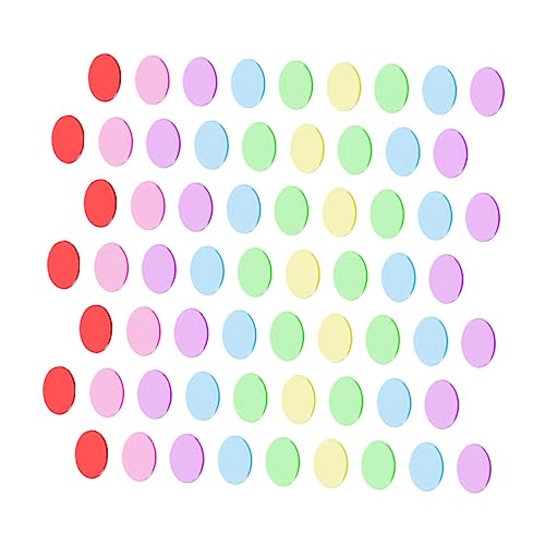 Yardwe 300pcs Color Chip Pieces Bingo Counting Chips Gambling Markers Bingo Random Color