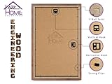 A2Z Home Solutions® Wall Photo Frame Rustic 70x90 cm Frame With 80x60 cm Mount Picture Poster Print With Clear HD Perspex 30x15 MM Moulding Mounting Hooks MDF Backboard - Image 3
