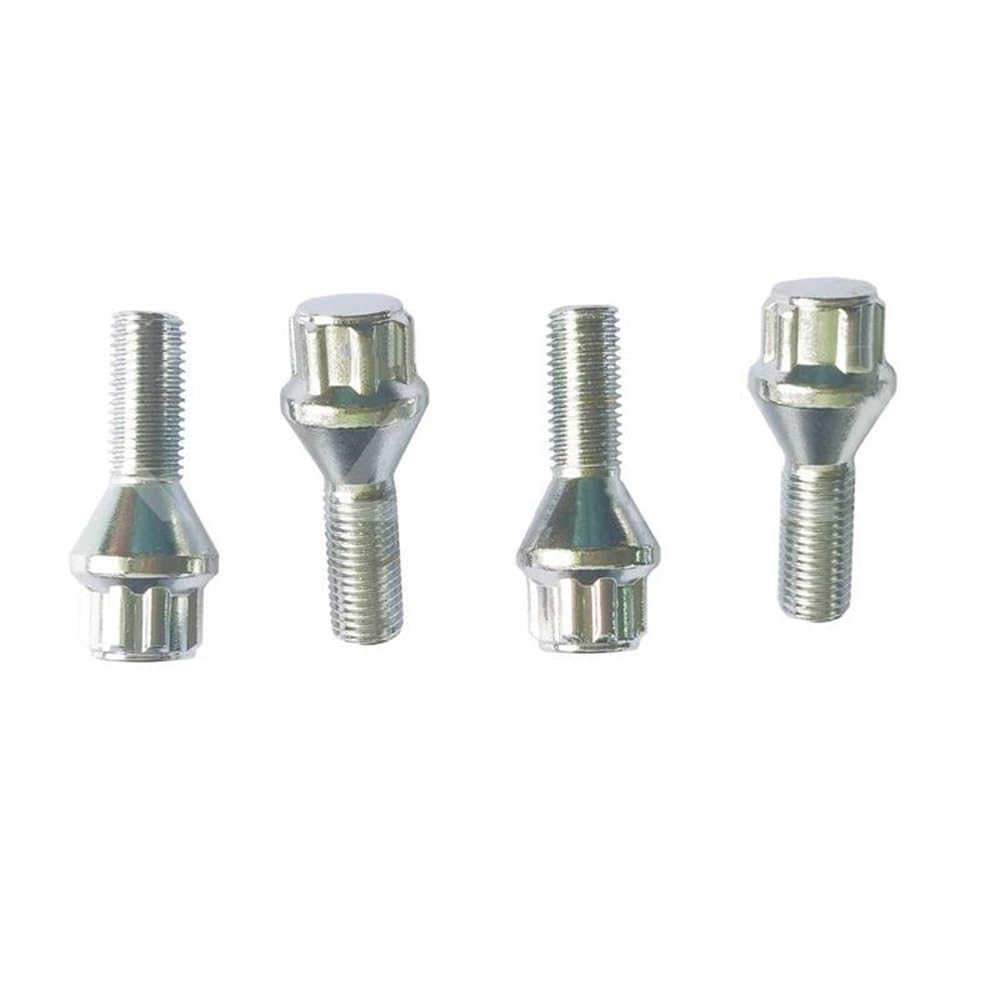 Auto Radschrauben Kompatibel Mit Thalia Für Twingo Für Wind Lock Radschrauben Schrauben Schraubenschlüssel Radmuttern M12x1.5