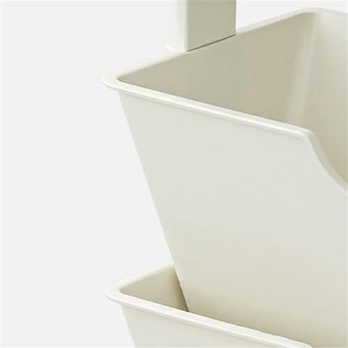 Miniatura 5 de KWOKING Estantería vertical de plástico moderna para mesa extraíble, estantería lateral, escritorio, estante de almacenamiento de revistas, estante