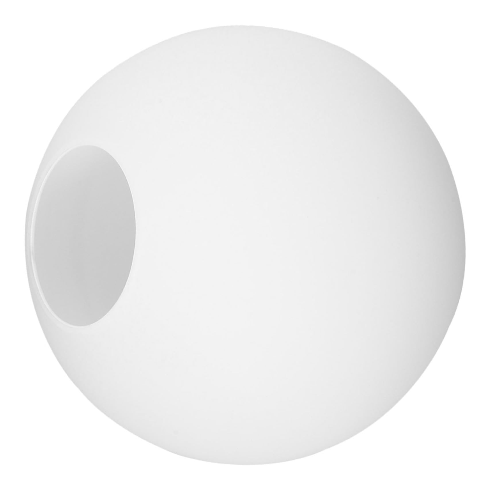 Warmhm Globe Lampshade Frosted Matte Glass Lamp Shade for Pendant Lamp in White for Living Room and Bedroom Lighting