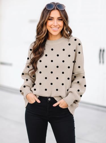 Image of Womens Oversized Sweaters Fall 2026 Fashion Clothes Colorblock Knit Tops
