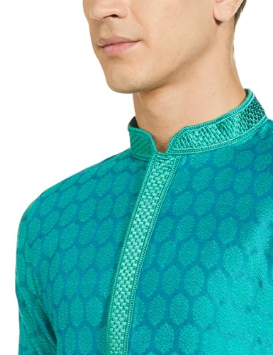 Image of Manthan Art Silk Casual Kurta for Men