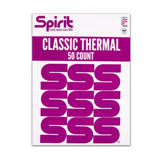 Spirit® Classic Thermal Tattoo Stencil Transfer Paper, 8.5" x 11" Professional Tattoo Stencil Paper, Skin Safe, Certified Vegan, Made in USA (50 Sheet Count)