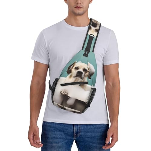 Bolso cruzado para hombre tipo bandolera negro miniatura 7