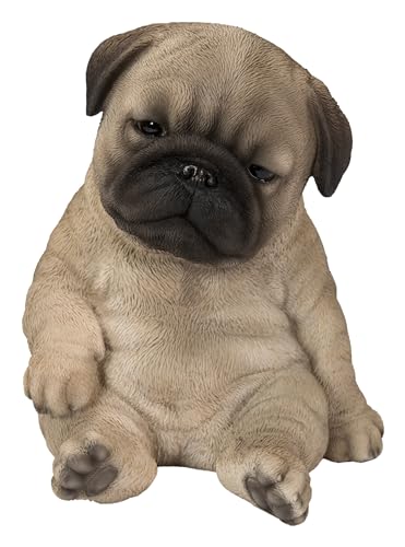 Estatua de cachorro Pug durmiendo HI-LINE