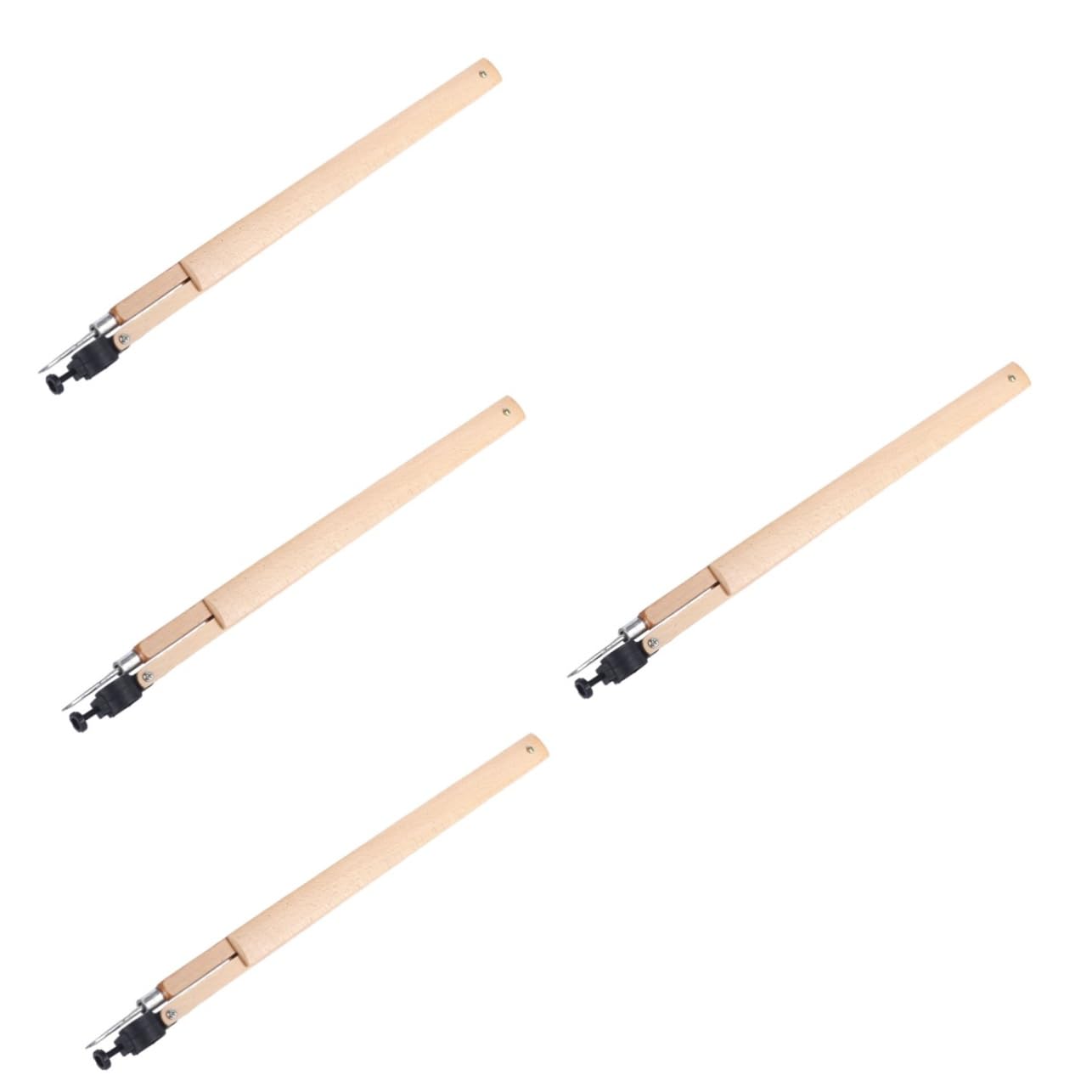 DOITOOL 4 Brújulas De Madera Para Material Escolar Material Didáctico Material Escolar Herramienta Para Dibujar Círculos Herramienta De Enseñanza Para Profesores Herramienta De
